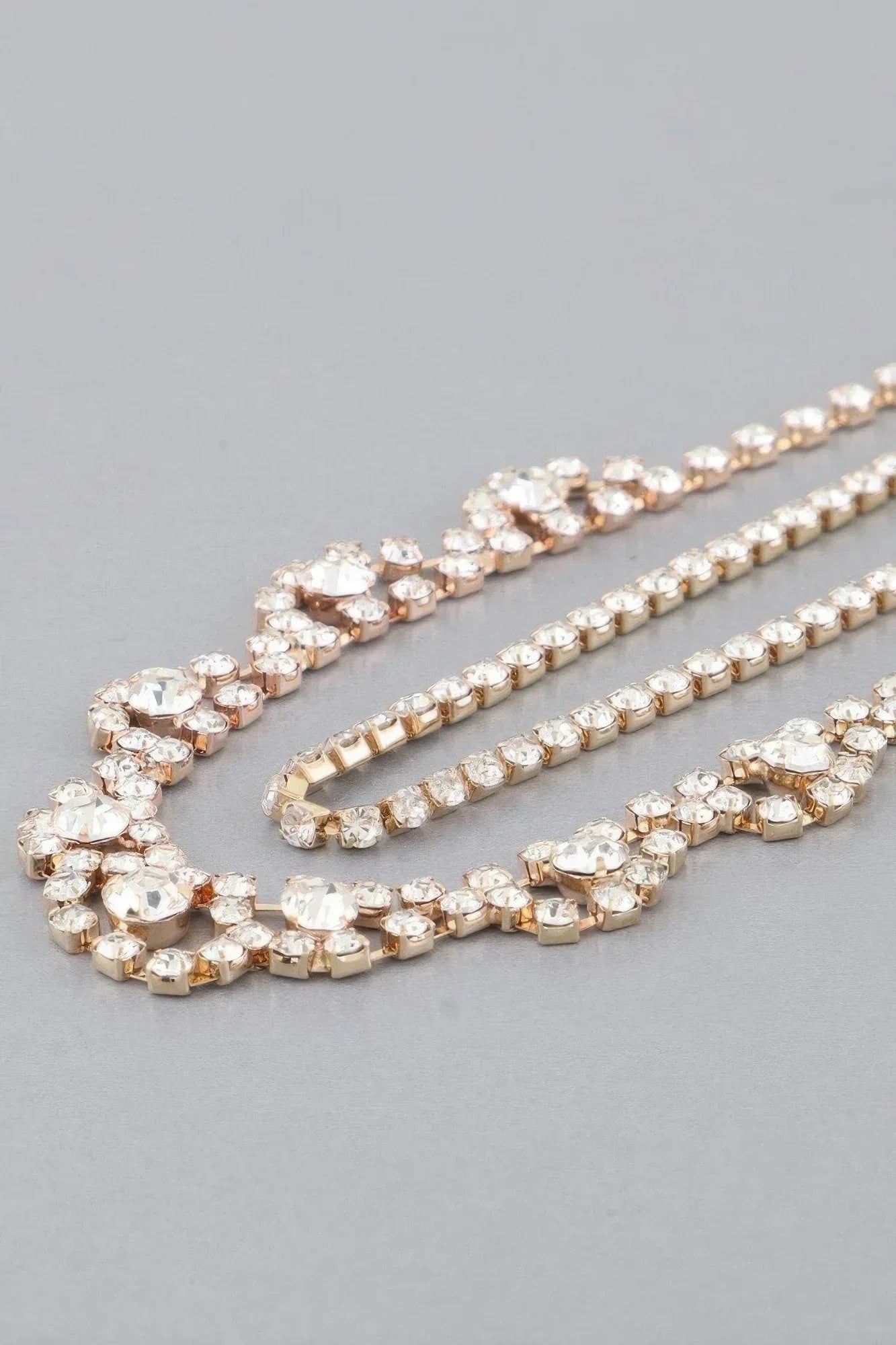 Bejeweled Curtain Drop Ballgown Necklace | Mixtshop LLC
