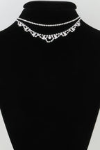 Bejeweled Curtain Drop Ballgown Necklace | Mixtshop LLC
