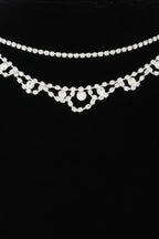 Bejeweled Curtain Drop Ballgown Necklace | Mixtshop LLC