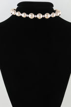 Rhinestone Beaded Choker Necklace | Mixtshop LLC