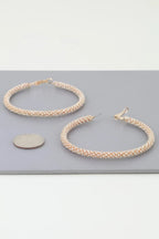 Bejeweled Hoop Earrings | Mixtshop LLC