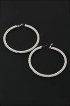 Bejeweled Hoop Earrings | Mixtshop LLC