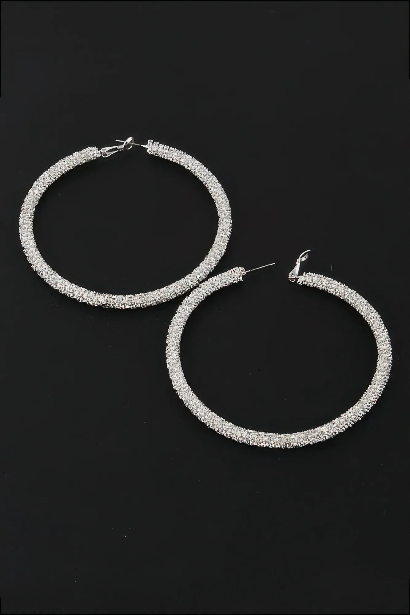 Bejeweled Hoop Earrings | Mixtshop LLC