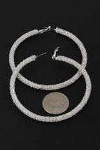 Bejeweled Hoop Earrings | Mixtshop LLC