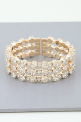 Triple Bejeweled Cuff Bracelet | Mixtshop LLC