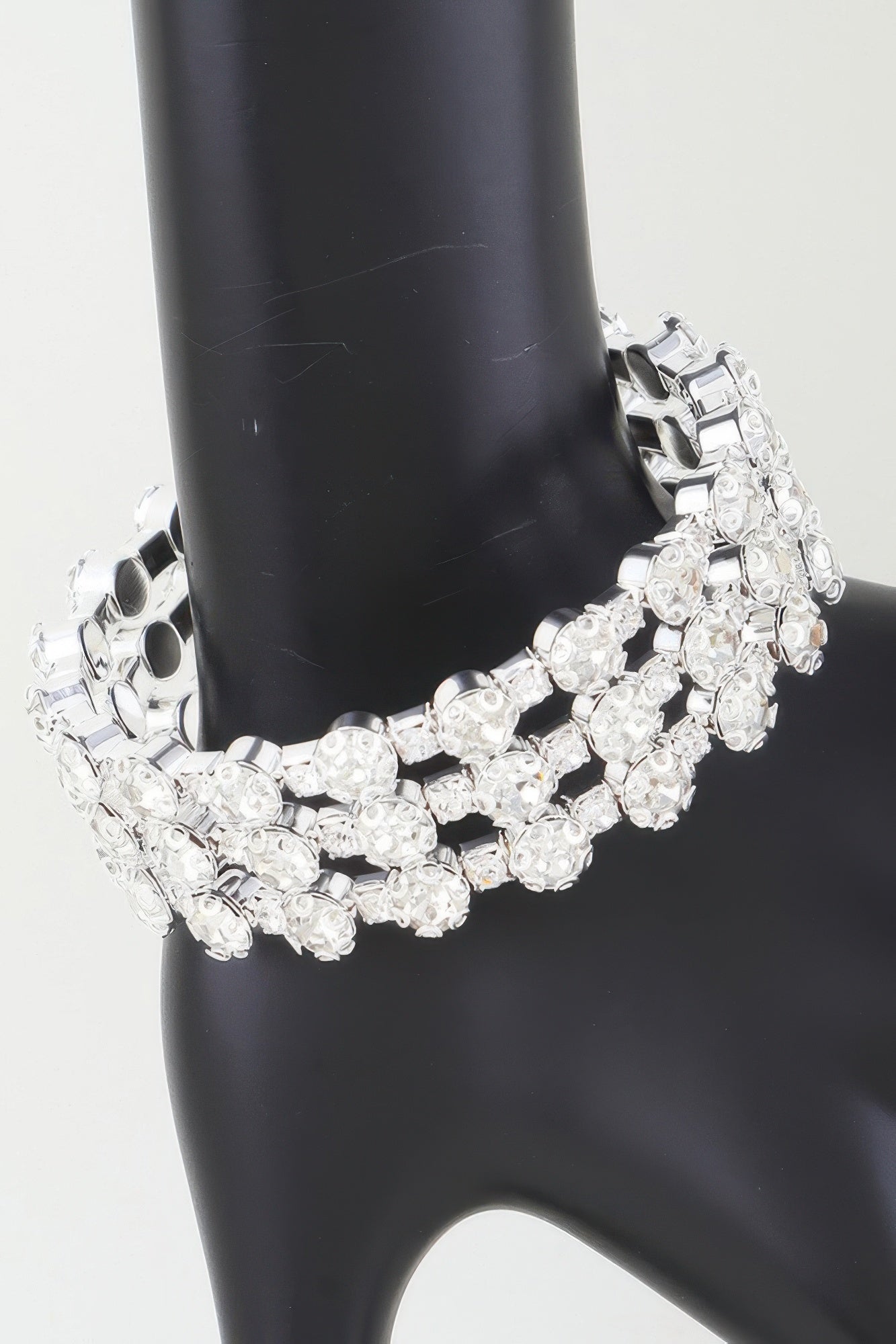 Triple Bejeweled Cuff Bracelet | Mixtshop LLC