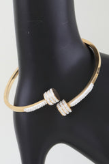 Twin Bejeweled Nail Wrap Bracelet | Mixtshop LLC
