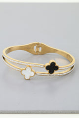 Twin Clover Jewel Wrap Bracelet | Mixtshop LLC
