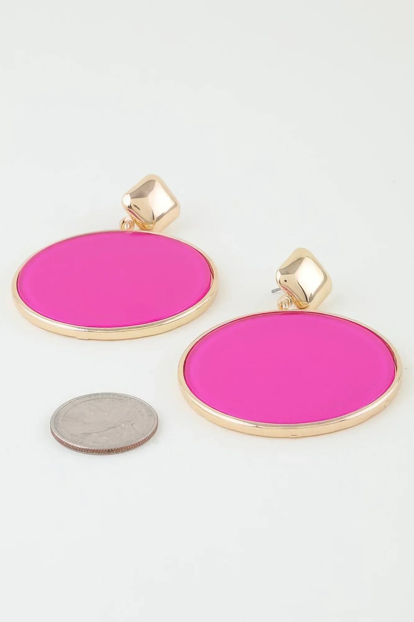 Bright Playful Circle Drop Earrings | Mixtshop LLC