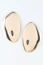 Modern Abstract Plate Stud Earrings | Mixtshop LLC