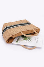 Faux Straw Tote Bag | Mixtshop LLC