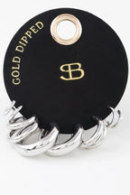 Multi Shiny Hoop Earrings Set | Mixtshop LLC