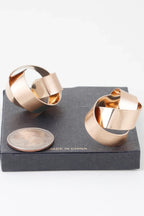 Delicate Shiny Curved Earrings | Mixtshop LLC
