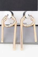 Multi Shiny Modern Drop Earrings | Mixtshop LLC