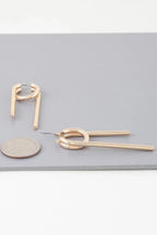 Multi Shiny Modern Drop Earrings | Mixtshop LLC