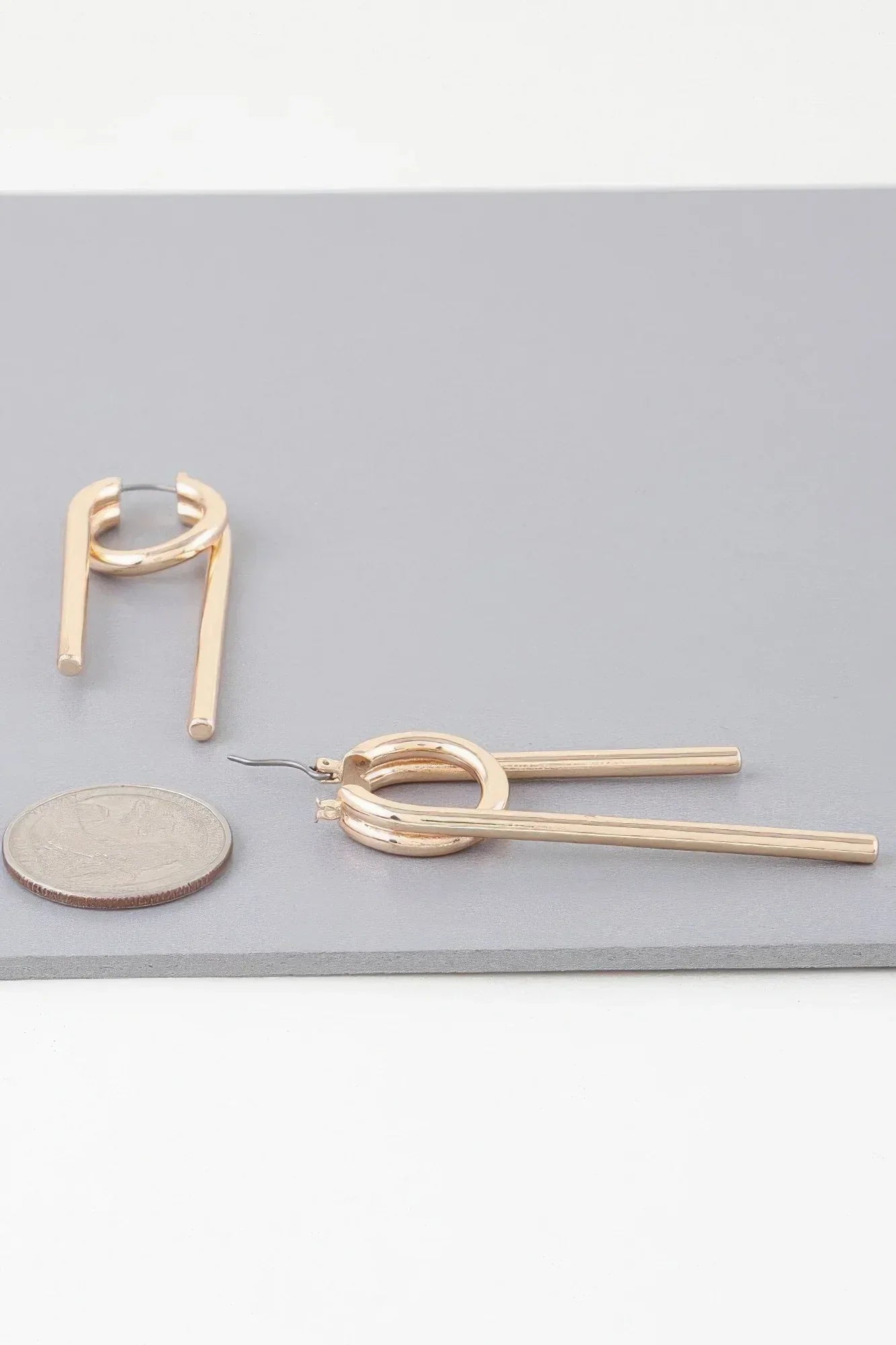 Multi Shiny Modern Drop Earrings | Mixtshop LLC