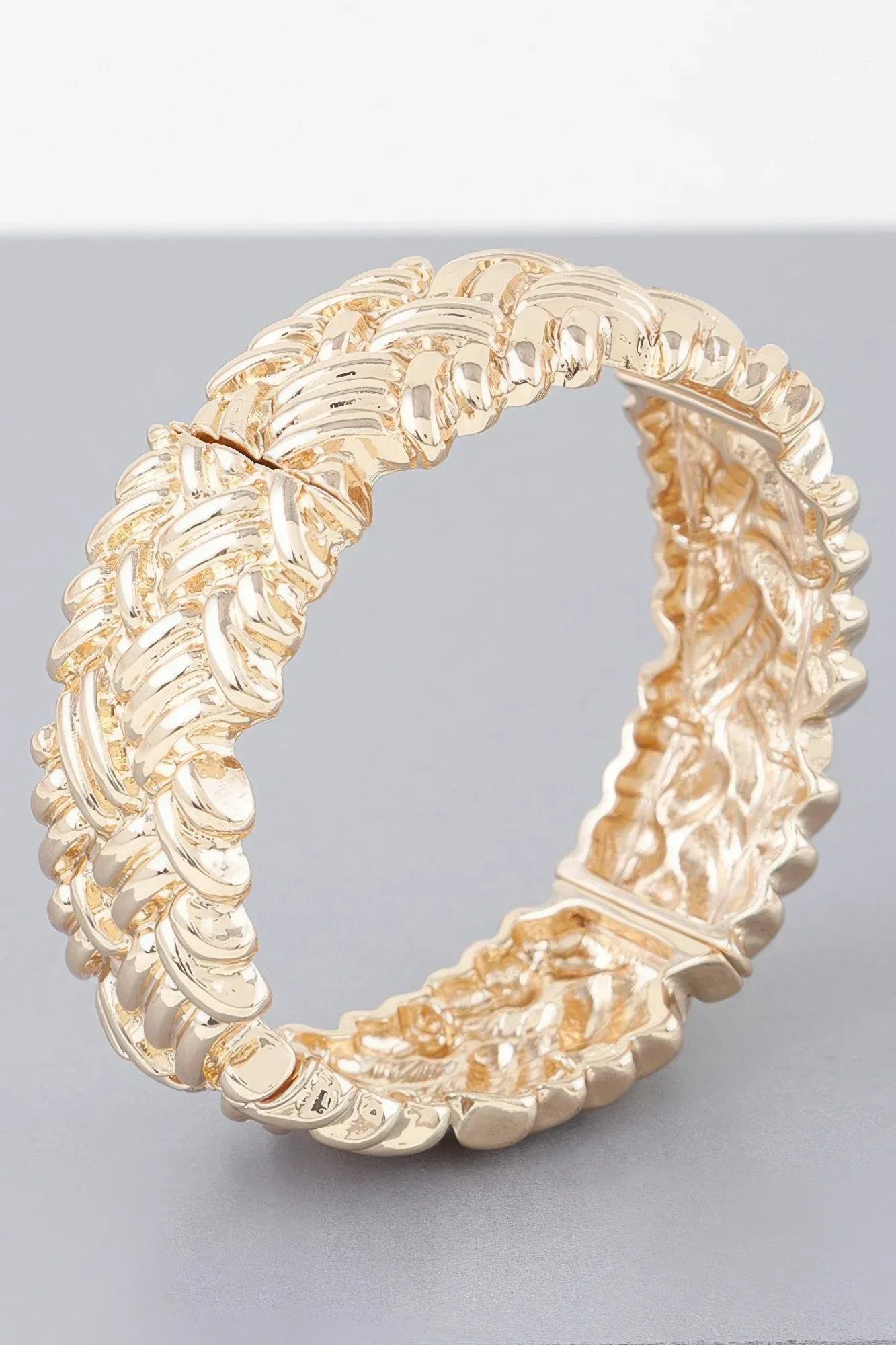 Cross Hatch Cuff Bracelet Secondary image