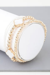 Triple Stone Marble Beaded Bracelet | Mixtshop LLC