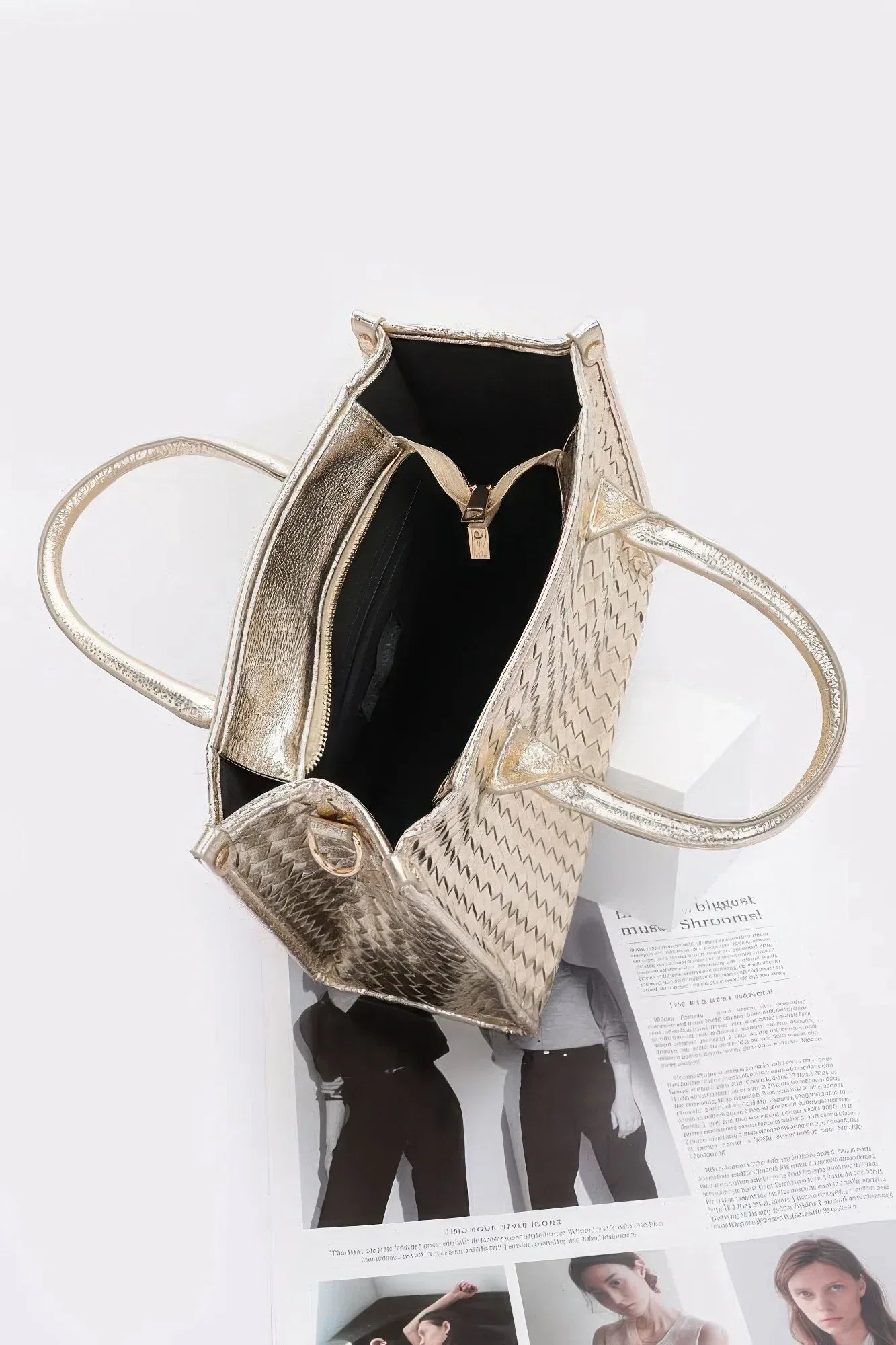 Metallic Braided Tote Bag | Mixtshop LLC