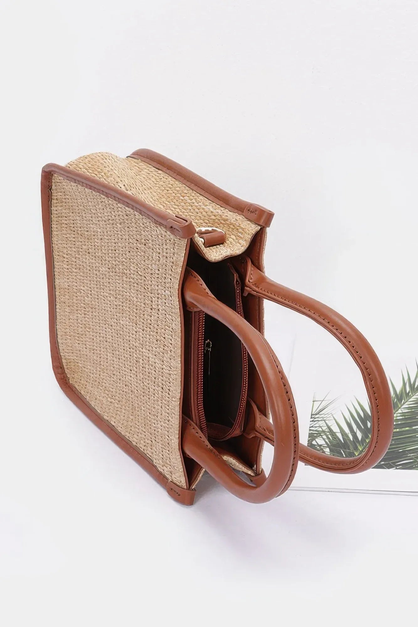Faux Straw Tote Bag | Mixtshop LLC
