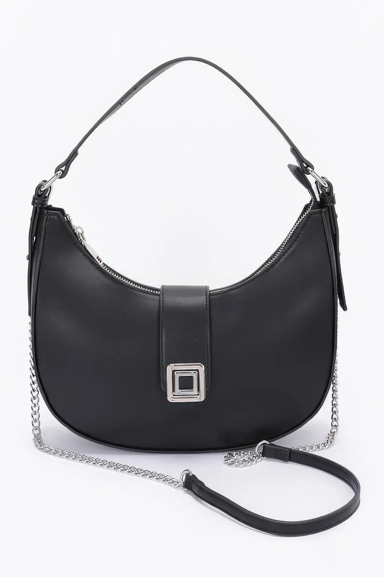 Faux Leather Hobo Bag | Mixtshop LLC Main image