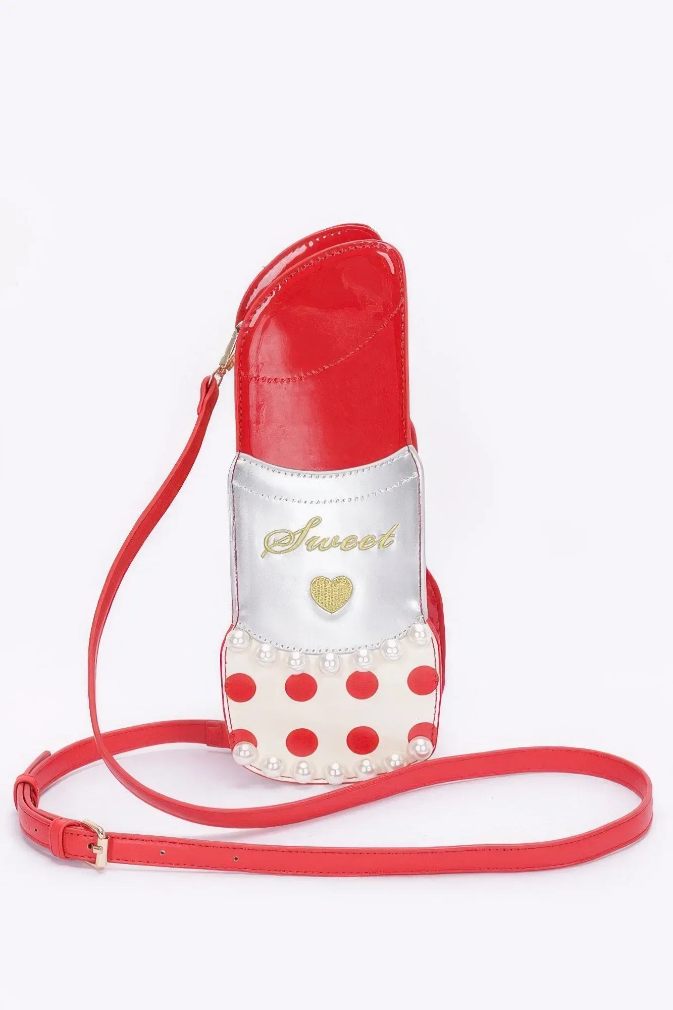 Faux Leather Lipstick Novelty Bag | Mixtshop LLC Main image