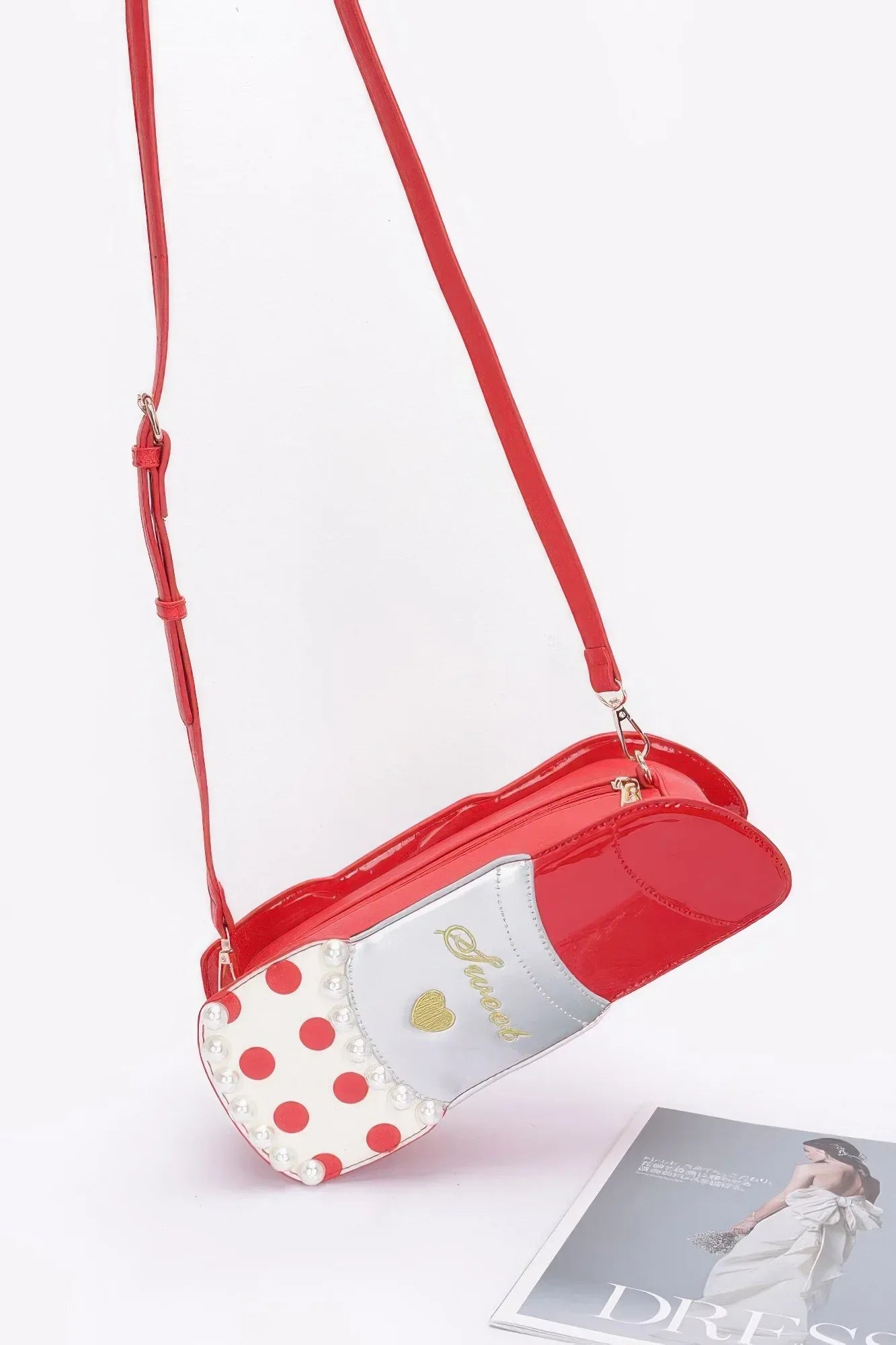 Faux Leather Lipstick Novelty Bag | Mixtshop LLC
