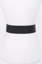 Hammered Metal Buckle Stretch Belt | Mixtshop LLC