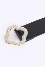 Faux Leather Metal Buckle Plus Belt | Mixtshop LLC