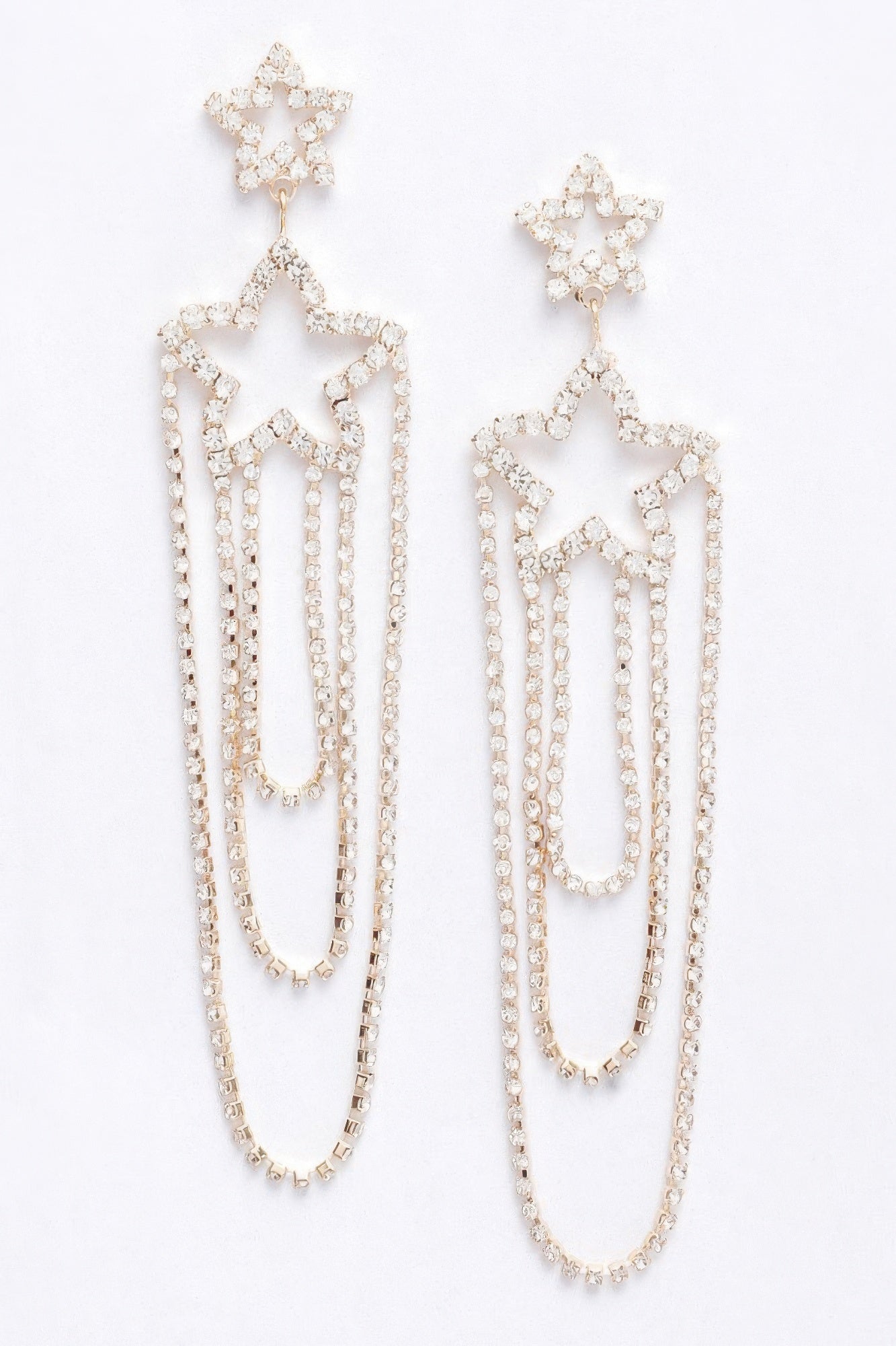 Rhinestone Fringe Earring | Mixtshop LLC
