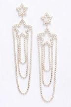 Rhinestone Fringe Earring | Mixtshop LLC