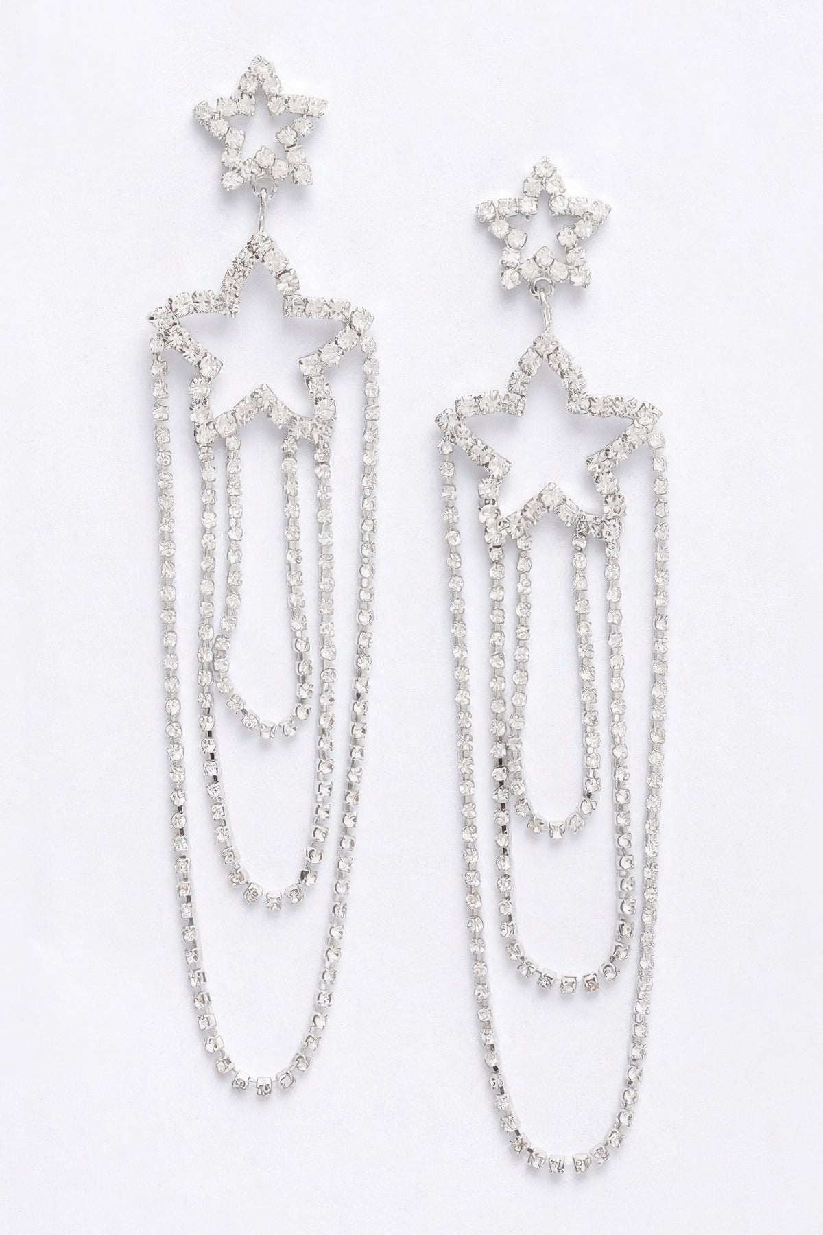 Rhinestone Fringe Earring | Mixtshop LLC