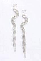 Rhinestone Fringe Earring | Mixtshop LLC