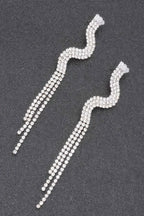 Rhinestone Fringe Earring | Mixtshop LLC