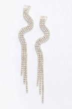Rhinestone Fringe Earring | Mixtshop LLC