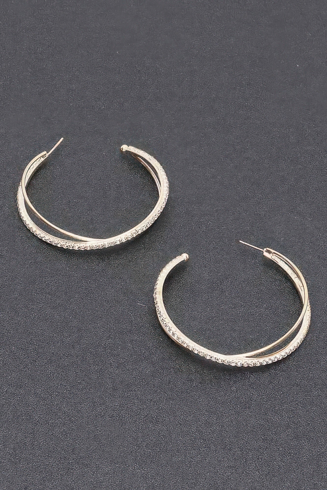 Rhinestone Hoop Earring | Mixtshop LLC
