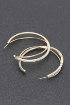 Rhinestone Hoop Earring | Mixtshop LLC