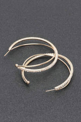 Rhinestone Hoop Earring | Mixtshop LLC