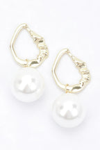 Faux Pearl Metal Earring | Mixtshop LLC