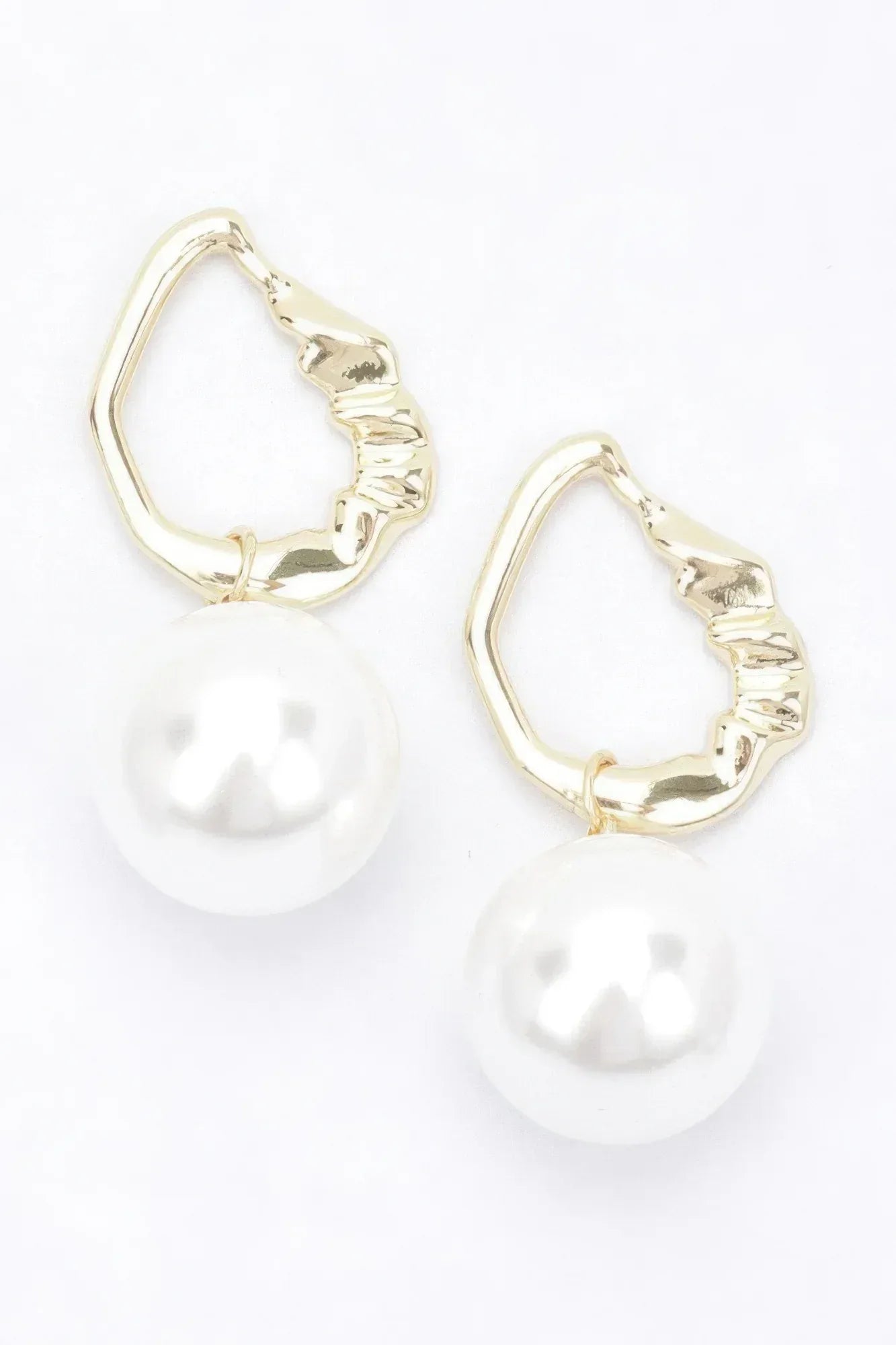Faux Pearl Metal Earring | Mixtshop LLC