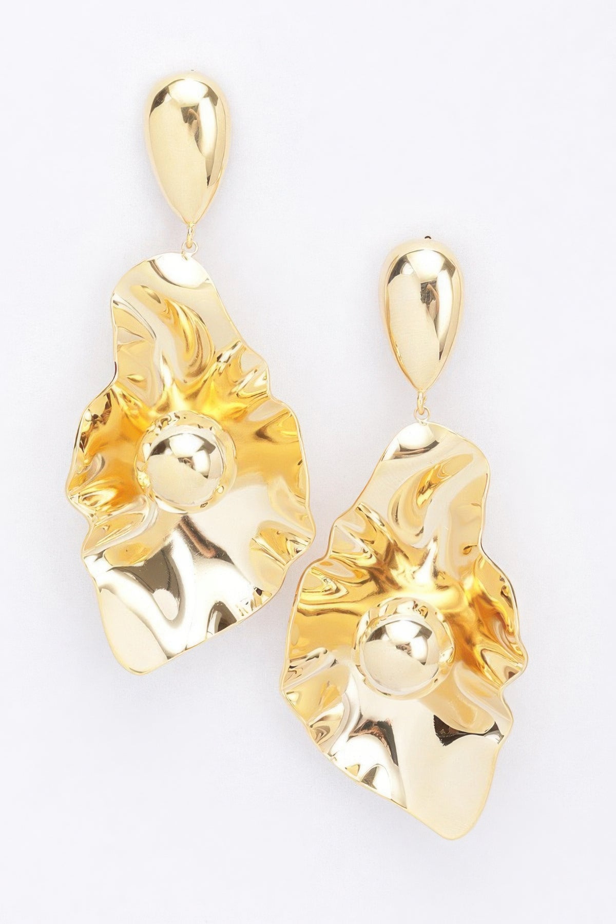 Gold Plated Metal Earring | Mixtshop LLC