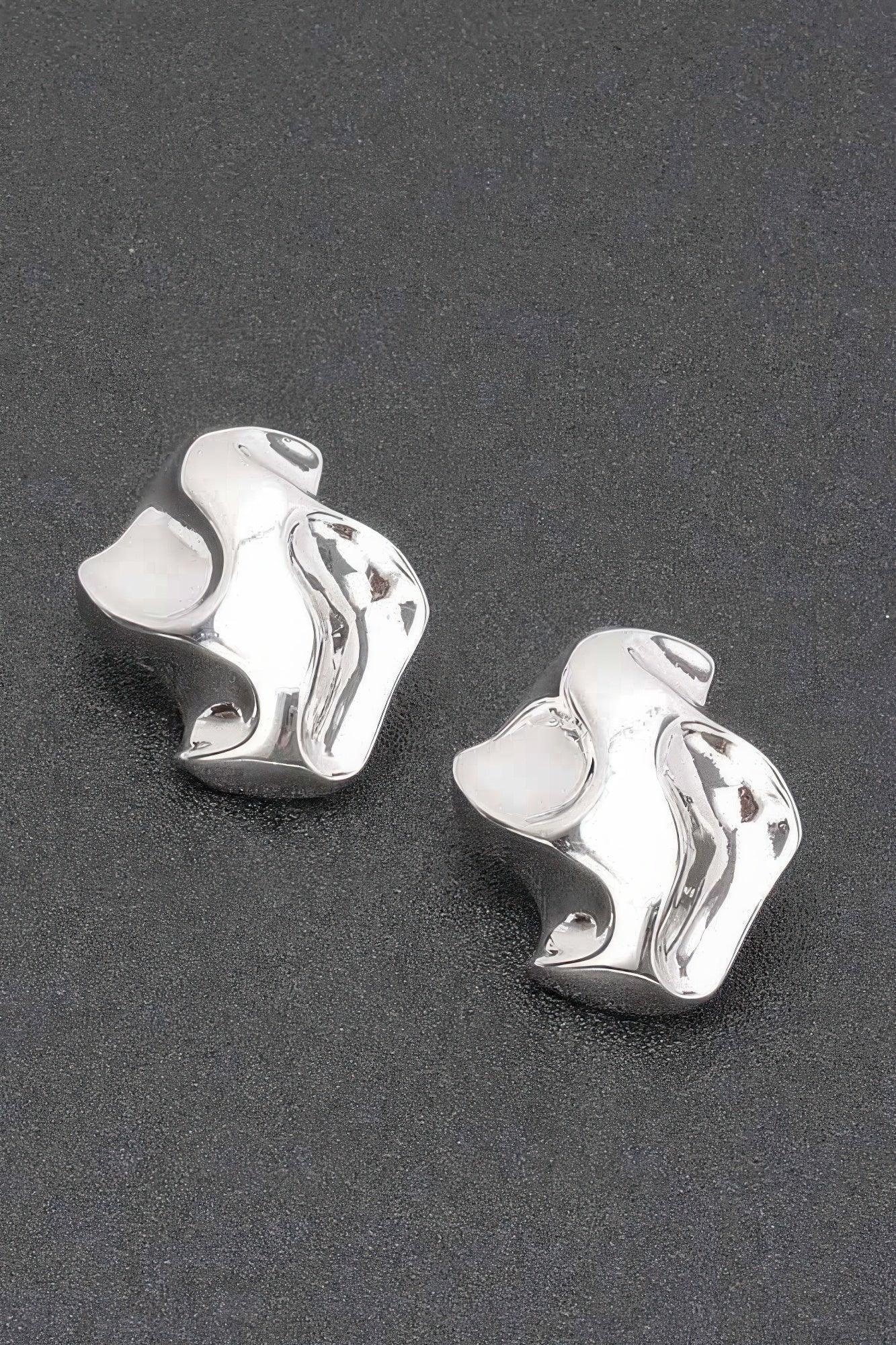 Gold Plated Metal Earring | Mixtshop LLC