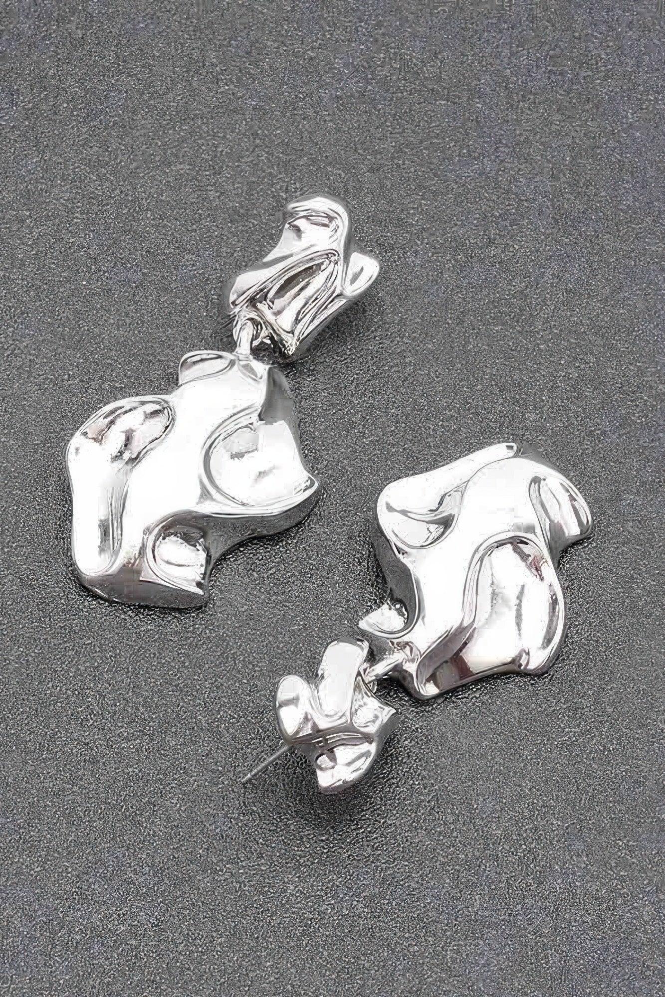 Gold Plated Metal Earring | Mixtshop LLC