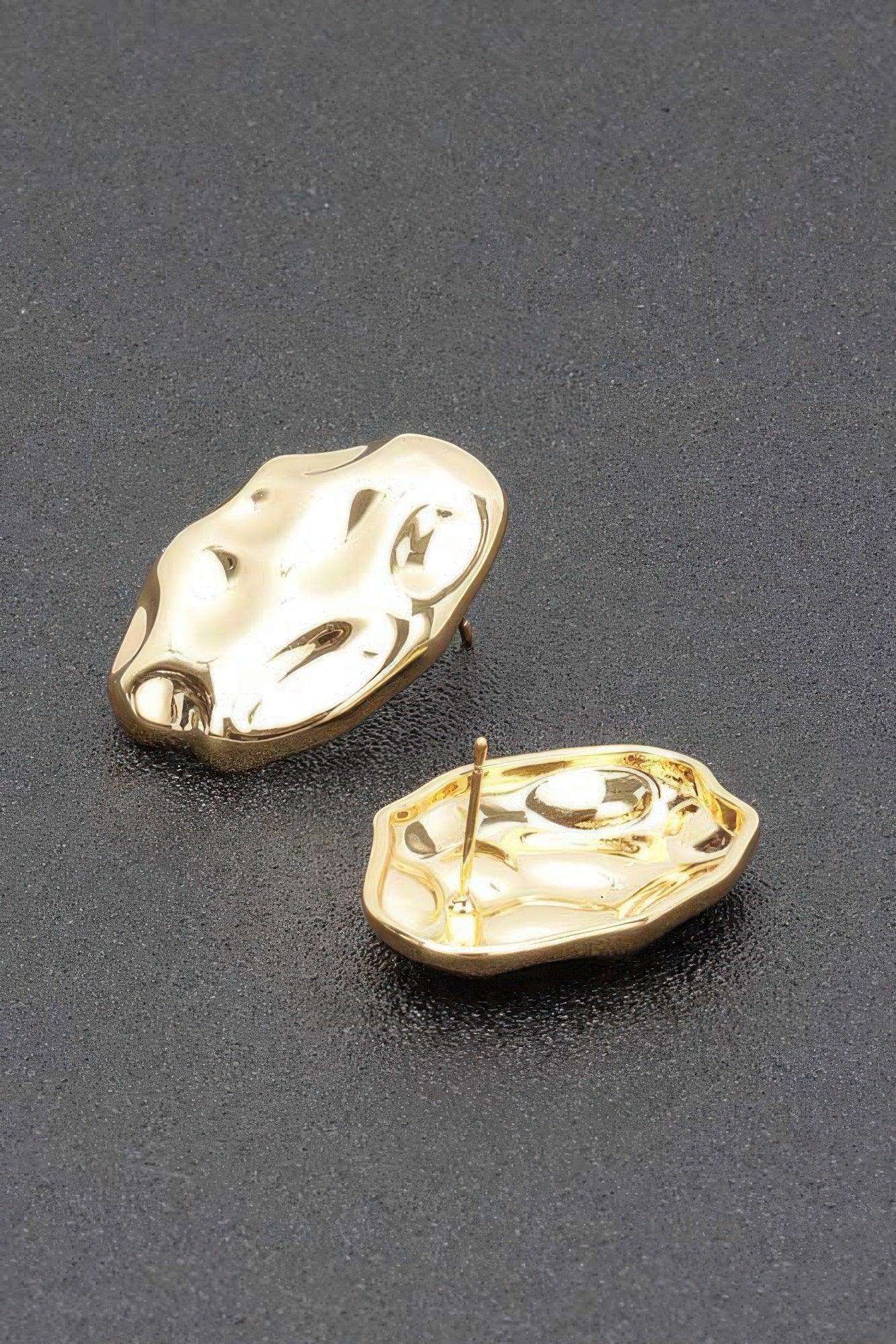 Gold Plated Metal Earring Secondary image