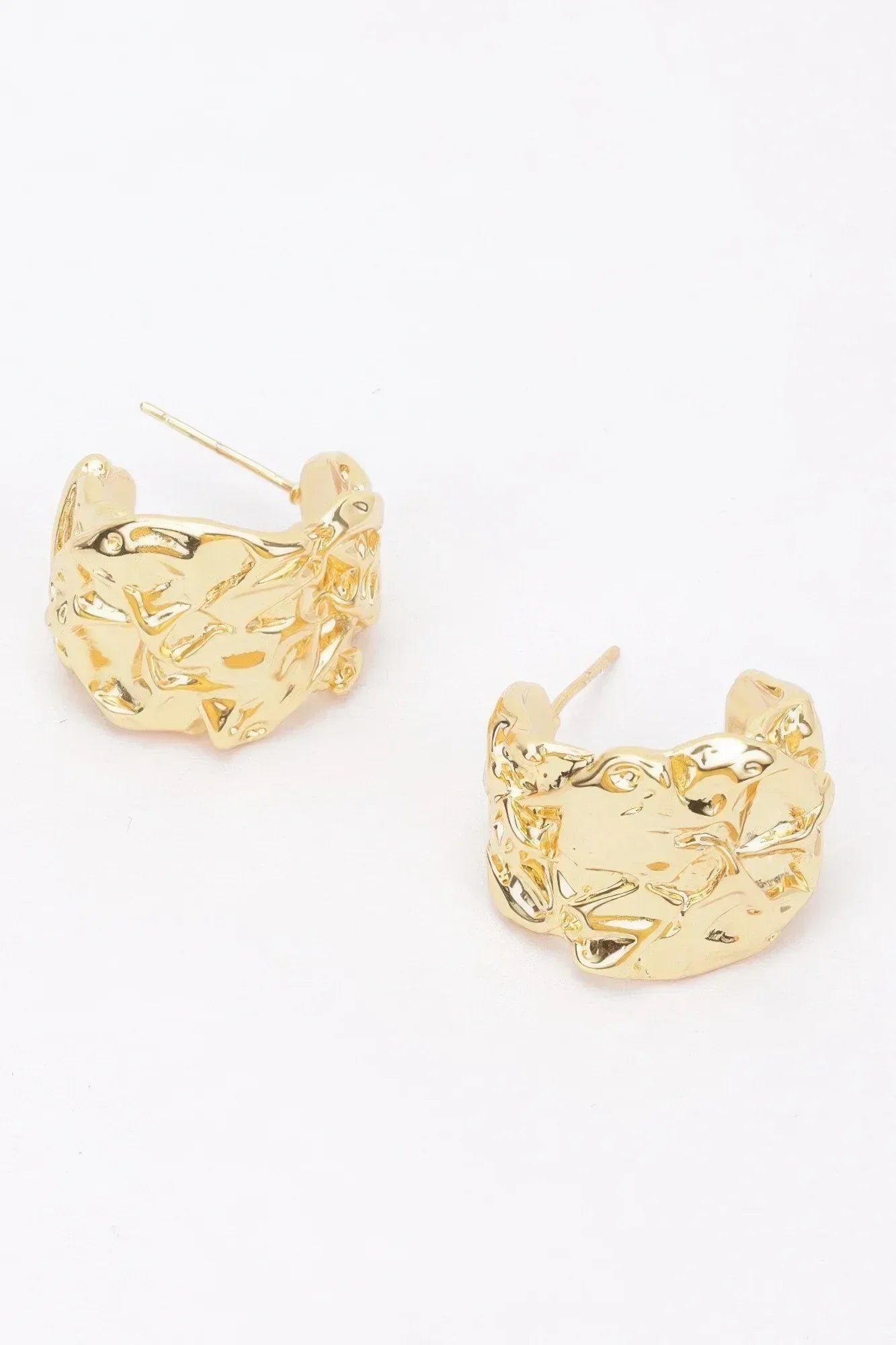 Gold Plated Metal Earring | Mixtshop LLC Main image