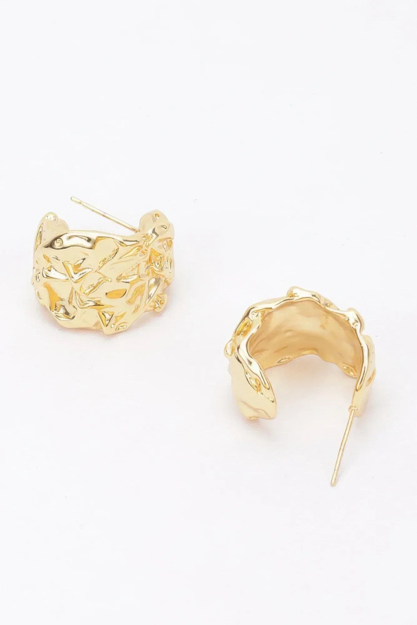 Gold Plated Metal Earring | Mixtshop LLC