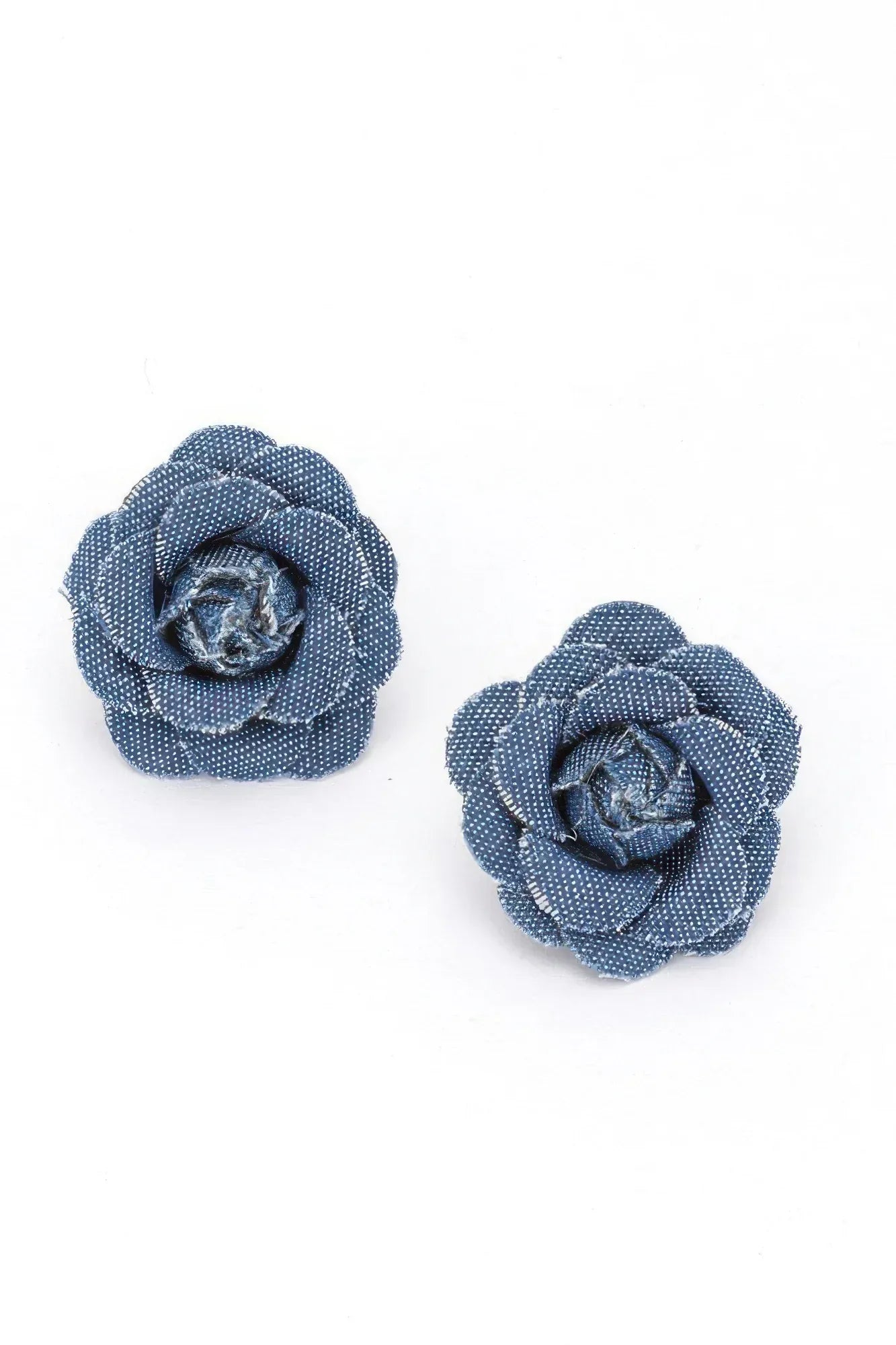 Denim Flower Earring | Mixtshop LLC Main image