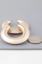 Matte Modern Hoop Earrings | Mixtshop LLC