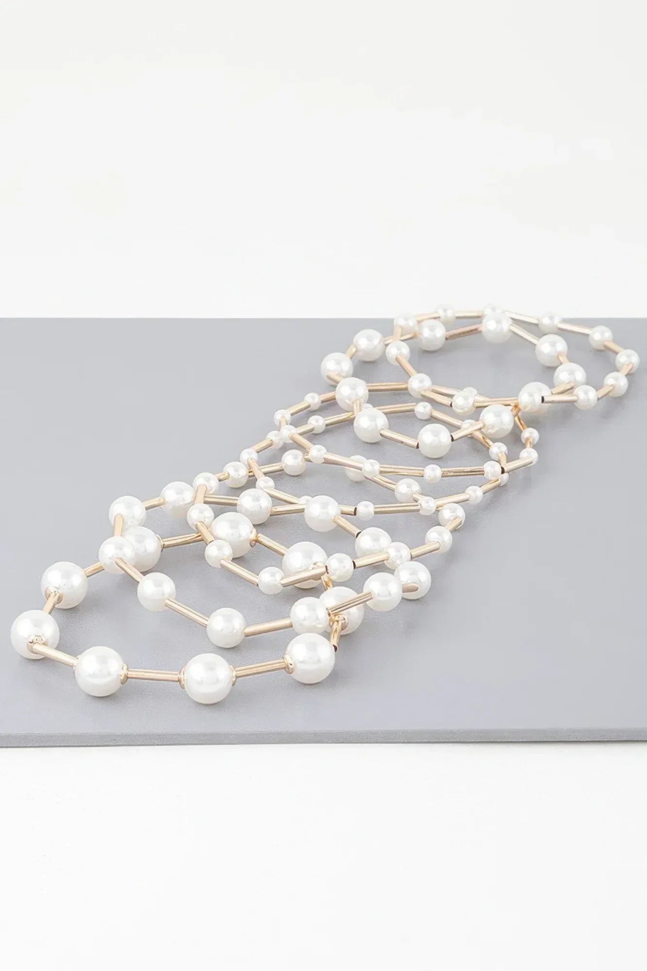 Multi Pearl Wire Bracelet | Mixtshop LLC