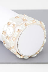 Triple Pearl Stone Beaded Bracelet | Mixtshop LLC